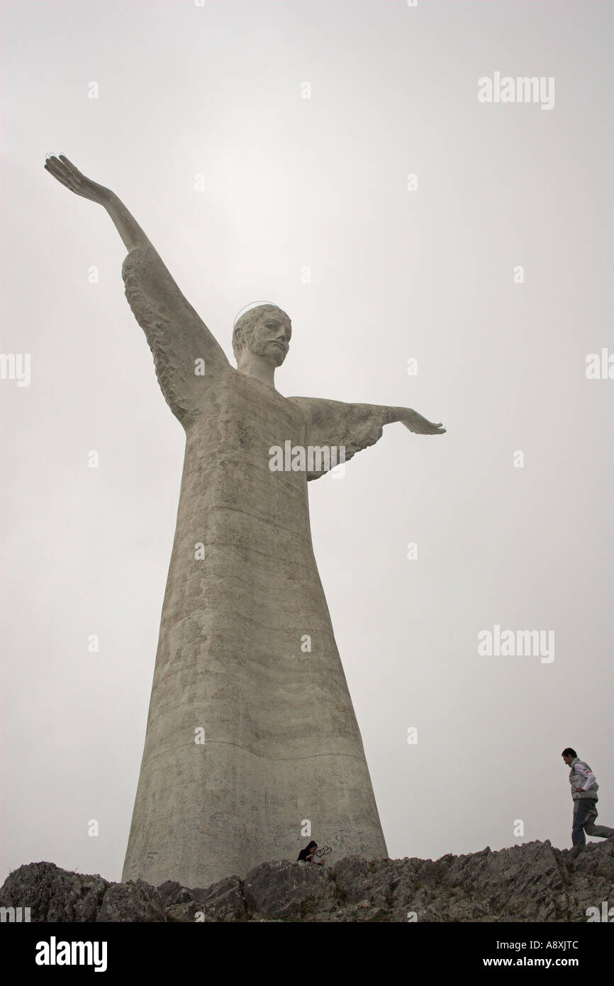 Statue of Christ the Redeemer Maratea Basilicata Italy Stock Photo Alamy