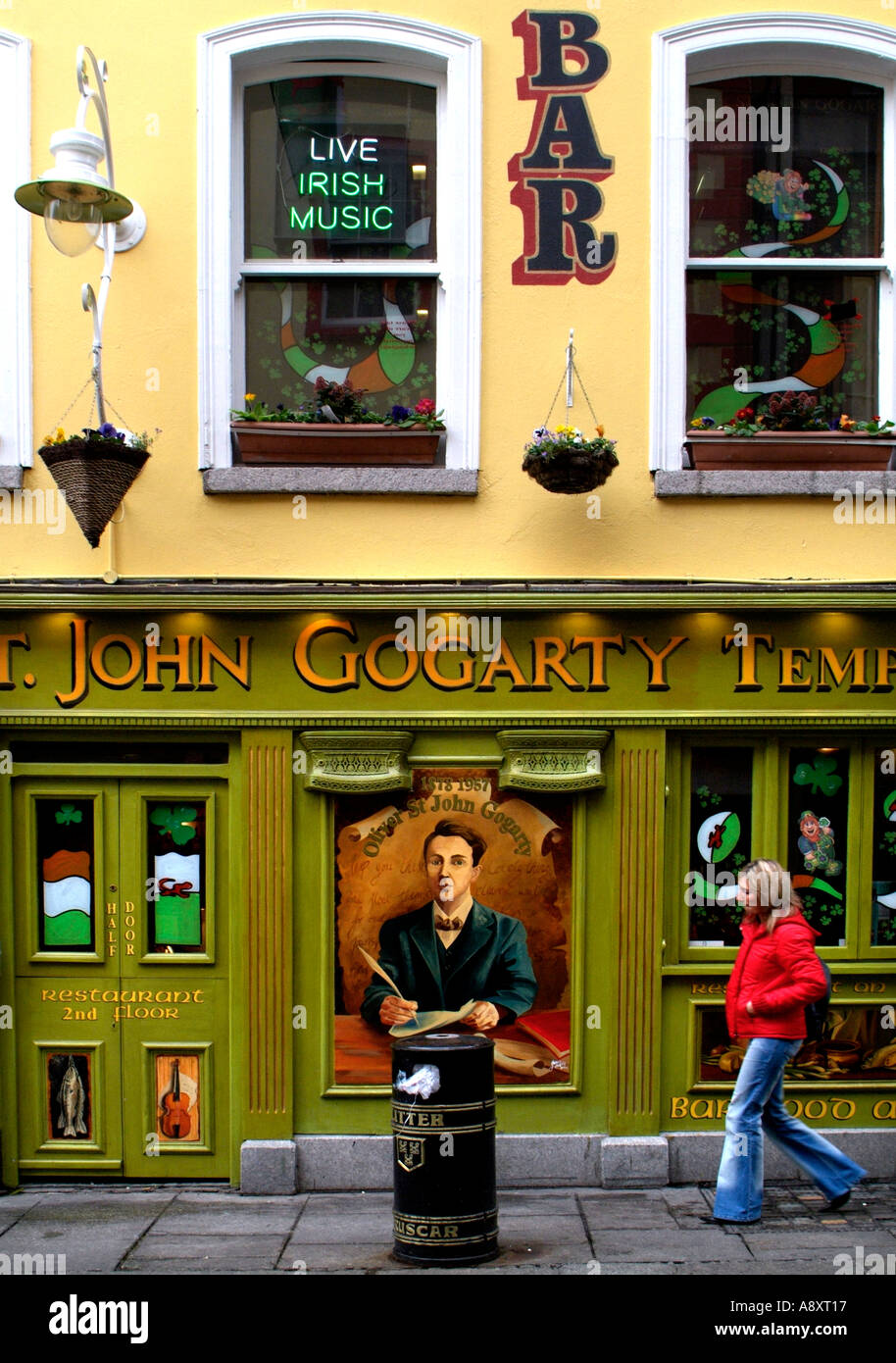 Temple bar Dublin Stock Photo Alamy