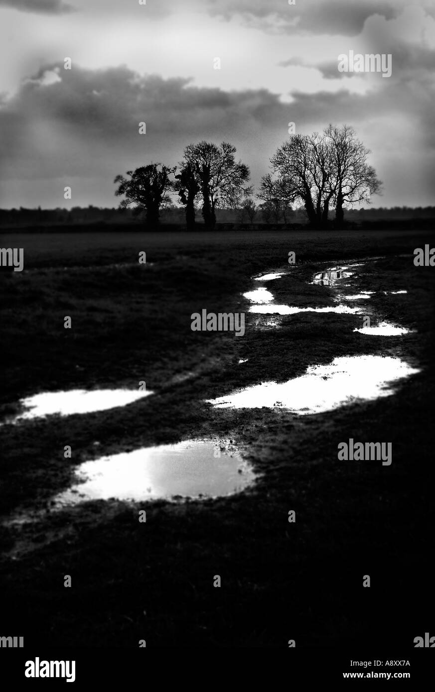 Winding countryside Black and White Stock Photos & Images - Alamy