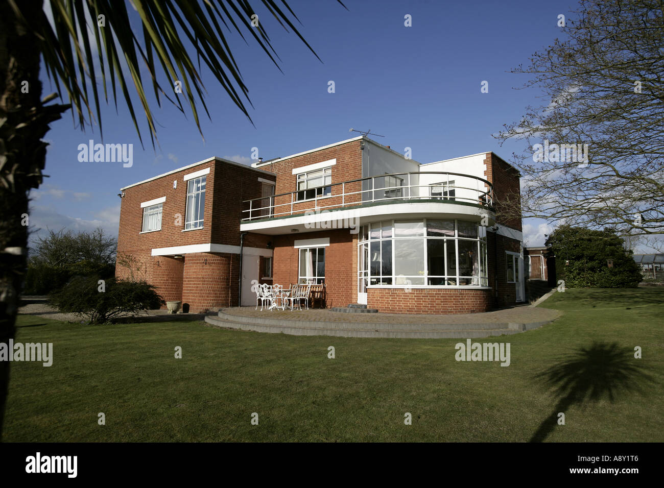 Art Deco House, Wallingford, Oxfordshire Stock Photo - Alamy