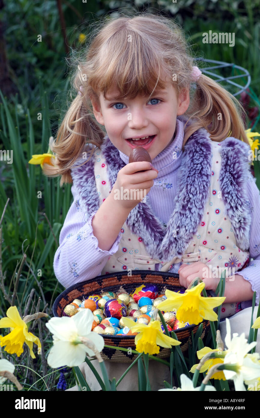 girls easter eggs