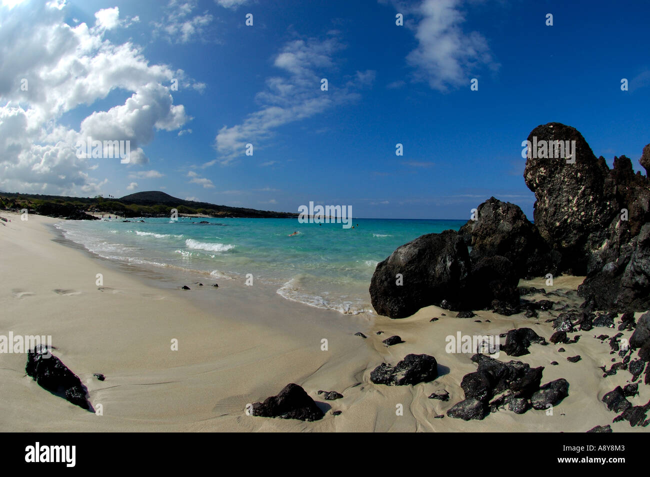 Kekaha State park Kua Bay Kailua Kona Hawaii Stock Photo Alamy