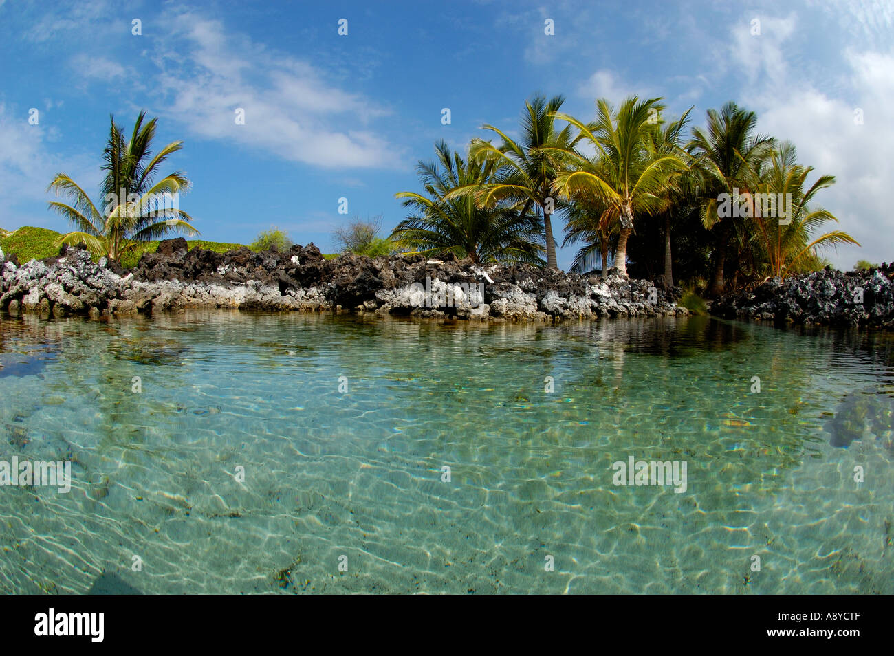 The Queens Bath At The Makalawena Beach Area The Big Island Of Hawaii Stock Photo Alamy
