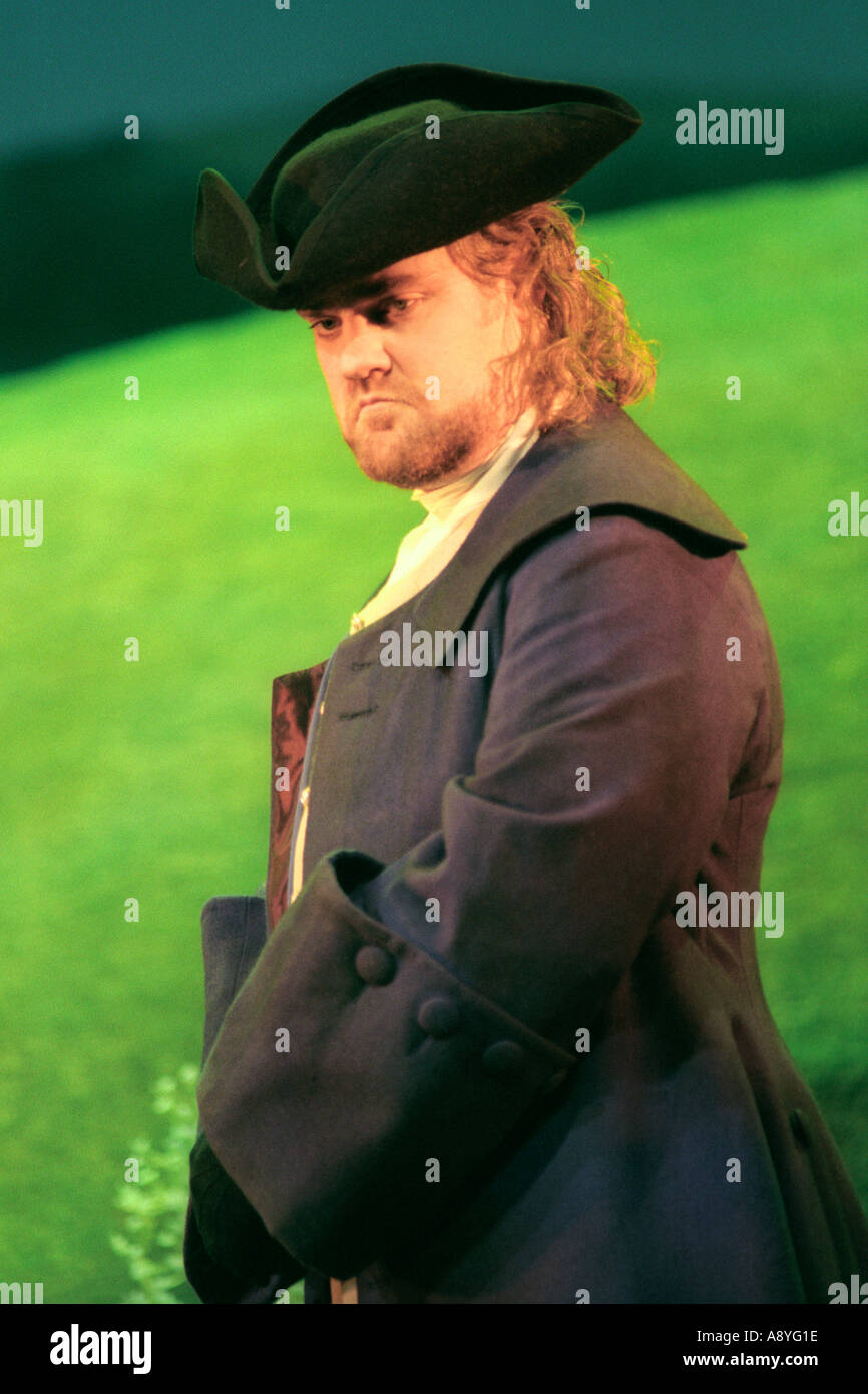 Welsh bass baritone Bryn Terfel plays NICK SHADOW in a Welsh National Opera production of THE RAKE'S PROGRESS by Stravinski Stock Photo