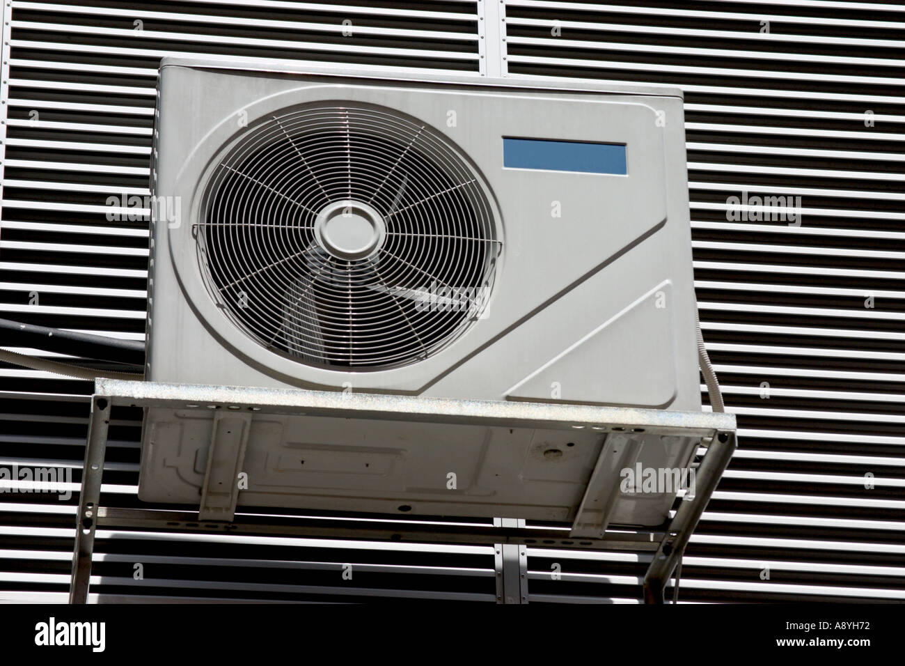 outdoor unit of split air conditioner for cooling Stock Photo Alamy
