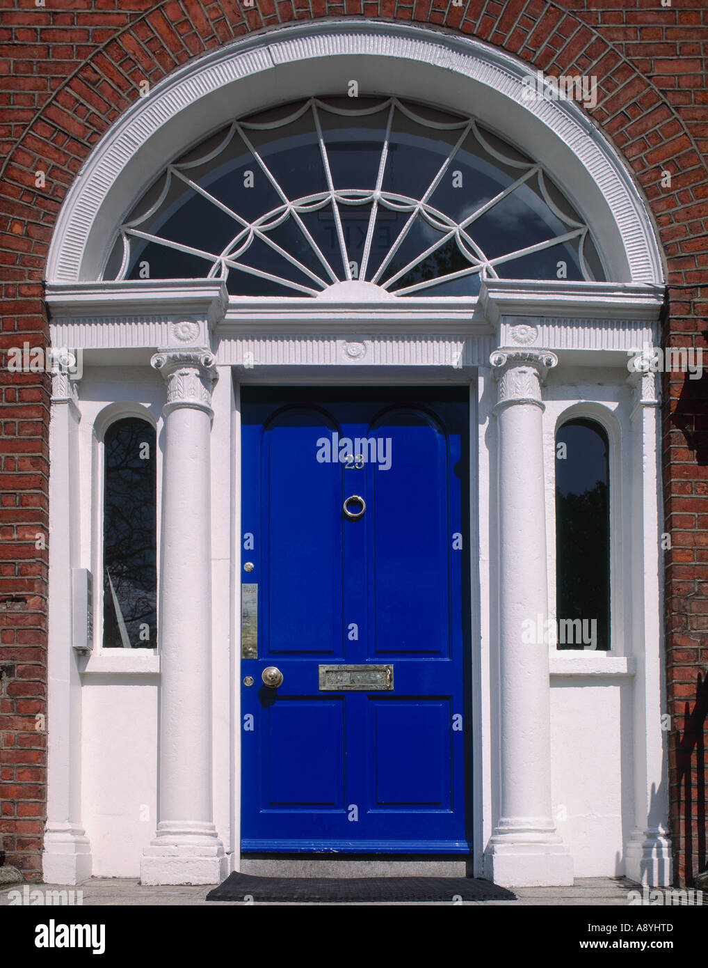 Door Dublin Ireland Stock Photo Alamy