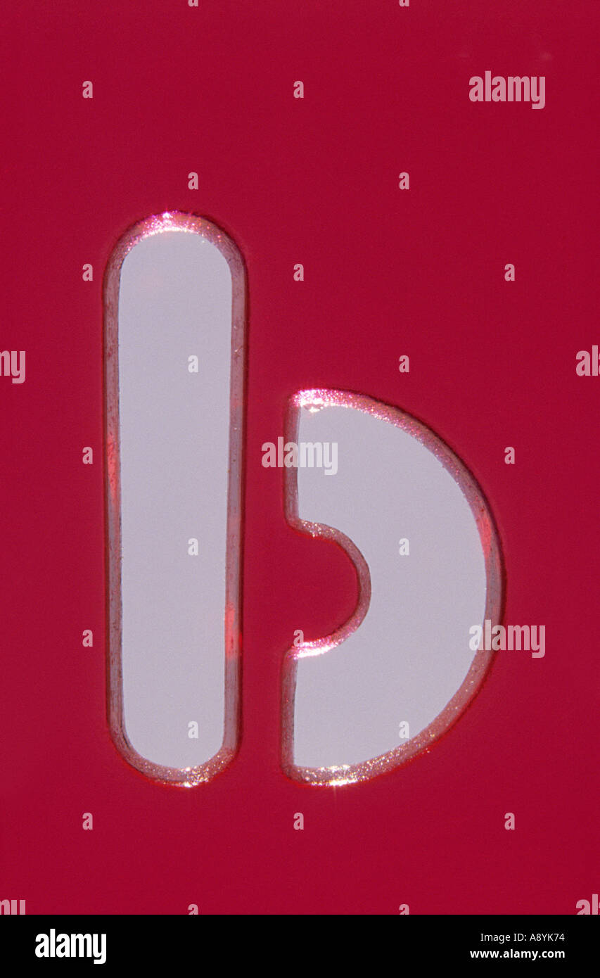 lowercase letter b Stock Photo - Alamy