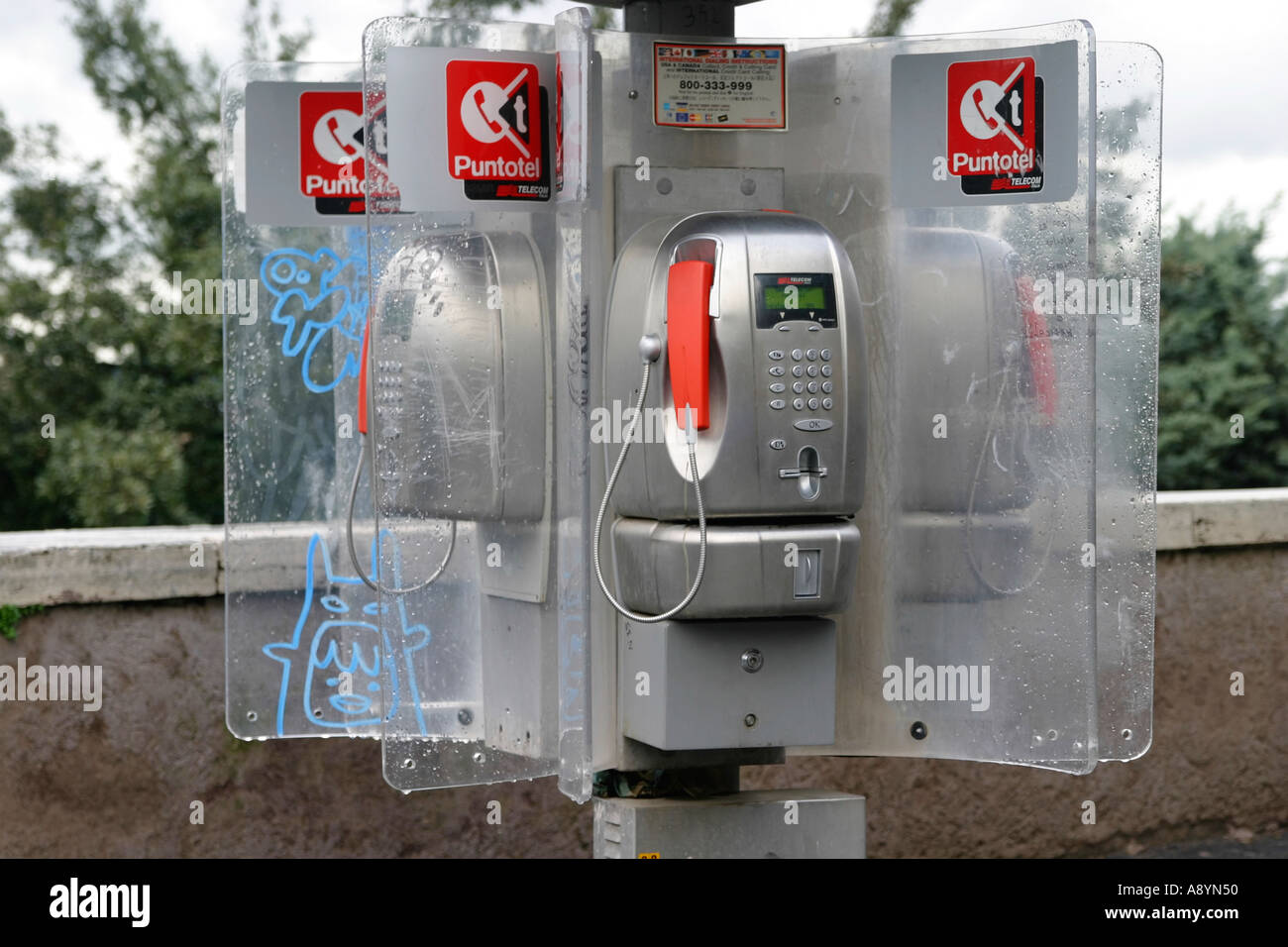 Public Phone in Europe Stock Photo Alamy