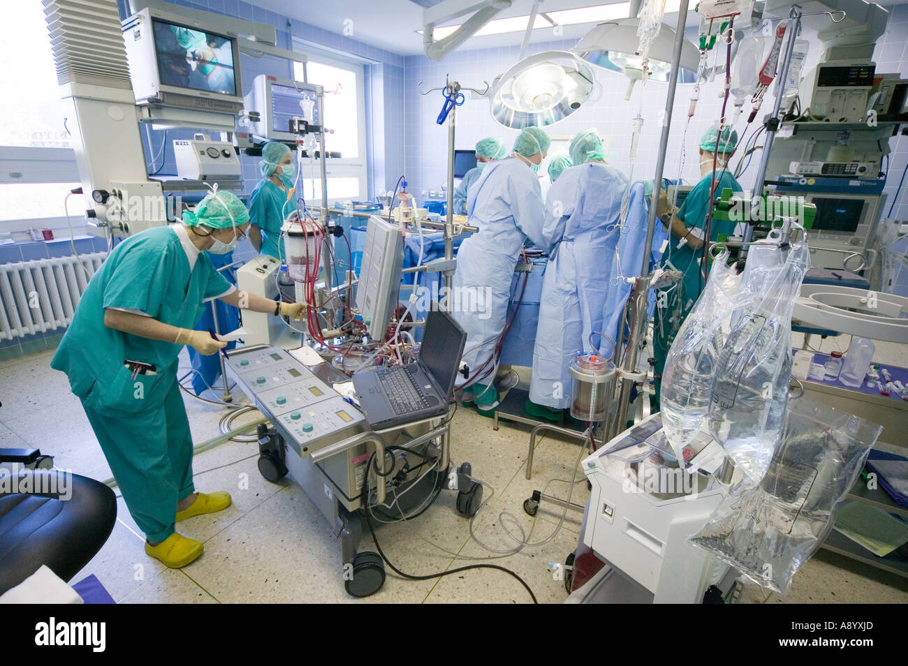 heart surgery surgeons hospital Stock Photo Alamy