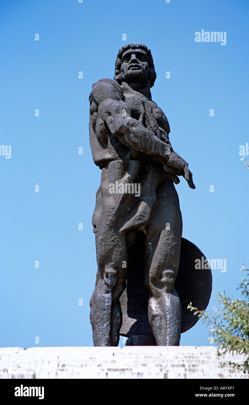 Spartacus Statue, Sandanski, Bulgaria Stock Photo
