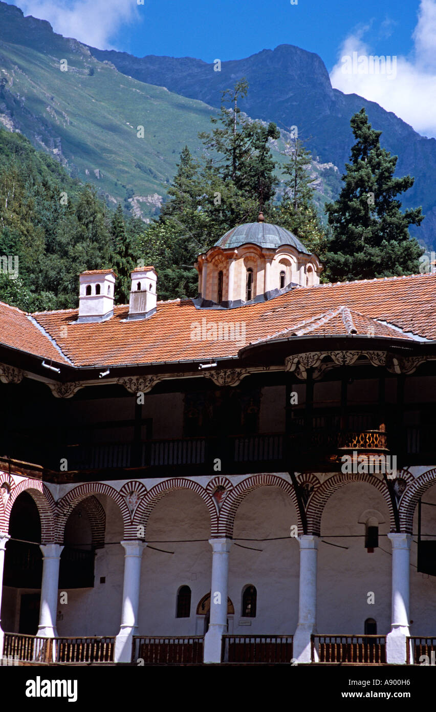 Rooftop, Rila Monastery, Bulgaria Stock Photo - Alamy
