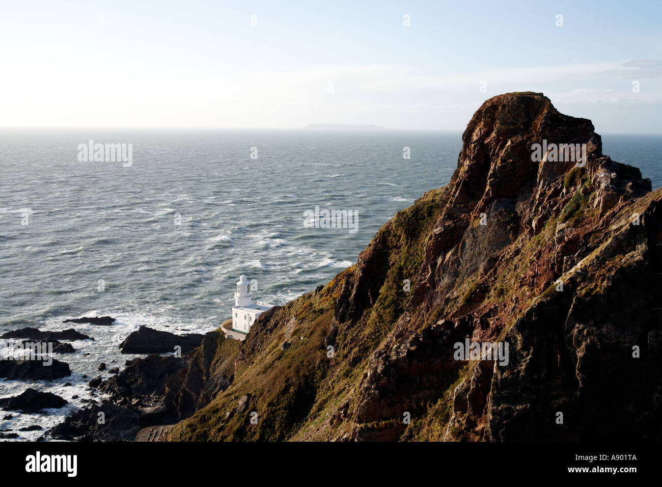 Trinity House Lighthouse Hartland Point, Devon, England Stock Photo Alamy