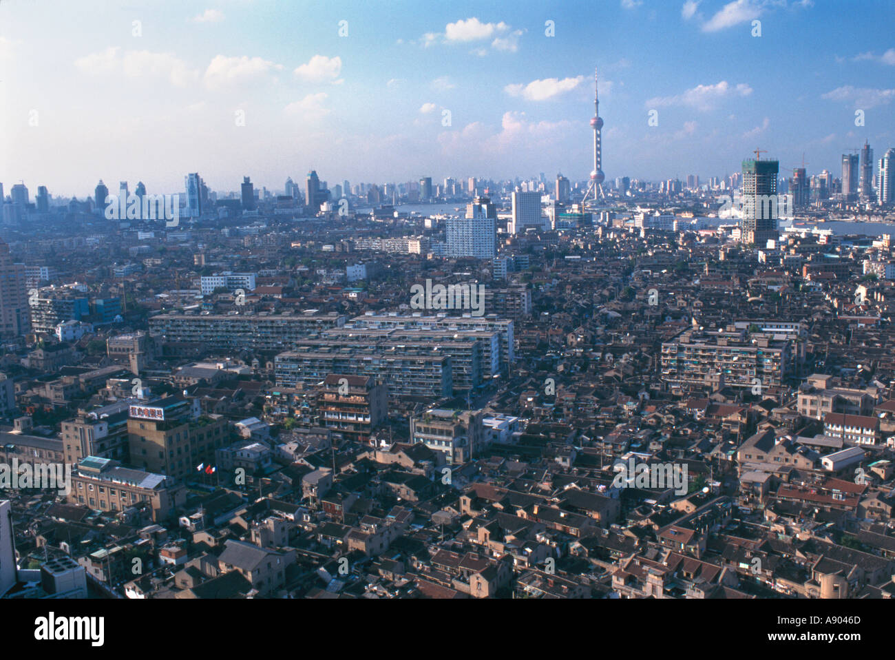 A bird s eye view of Shanghai China Stock Photo