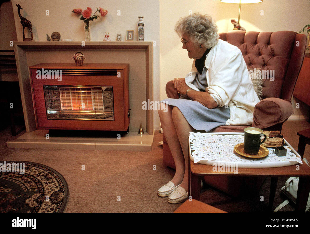 My Grandma Your Grandma Sitting By The Fire Elderly People Sitting By Fireplace