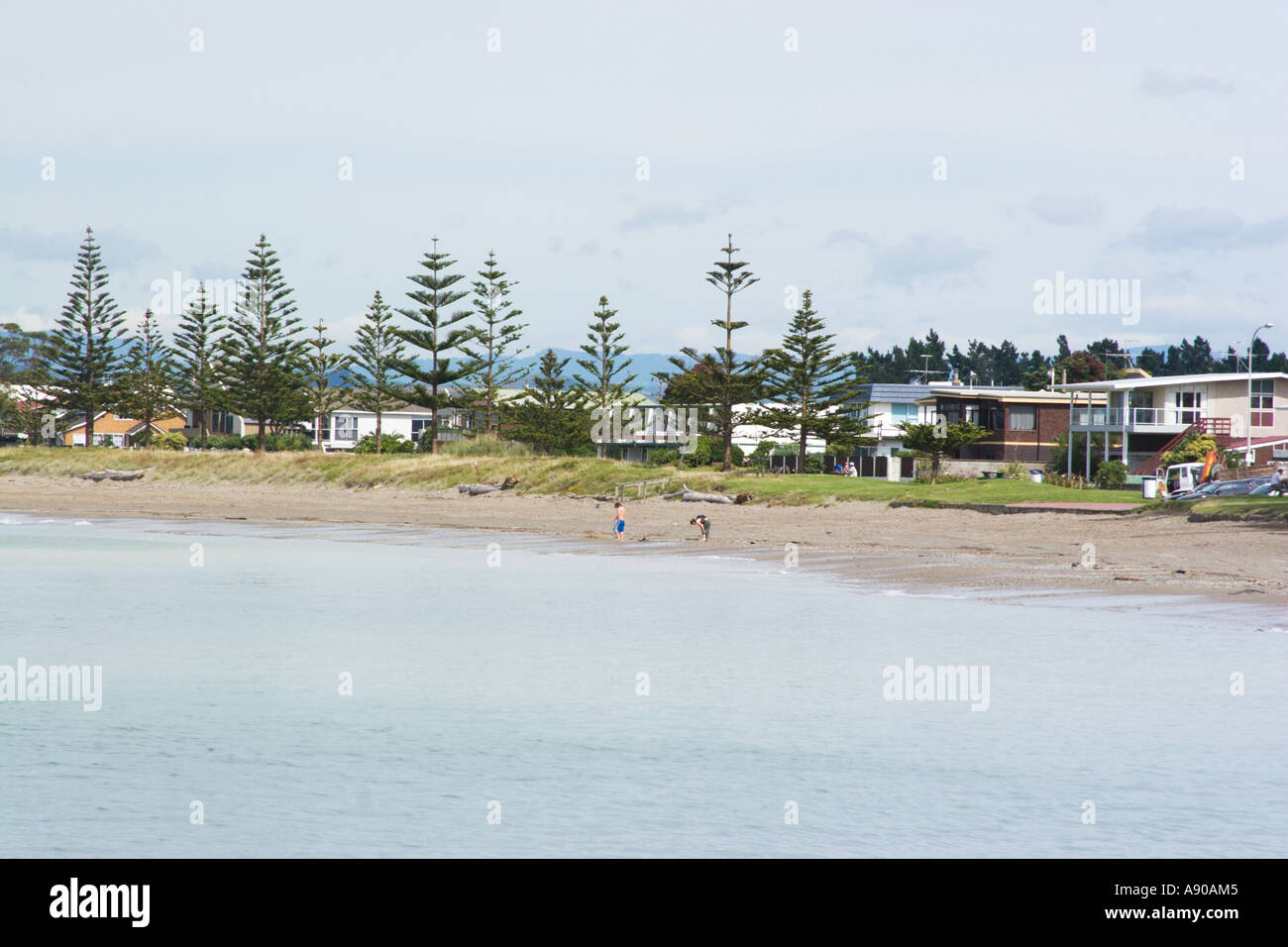 New Zealand Gisborne Beach Stock Photo Alamy