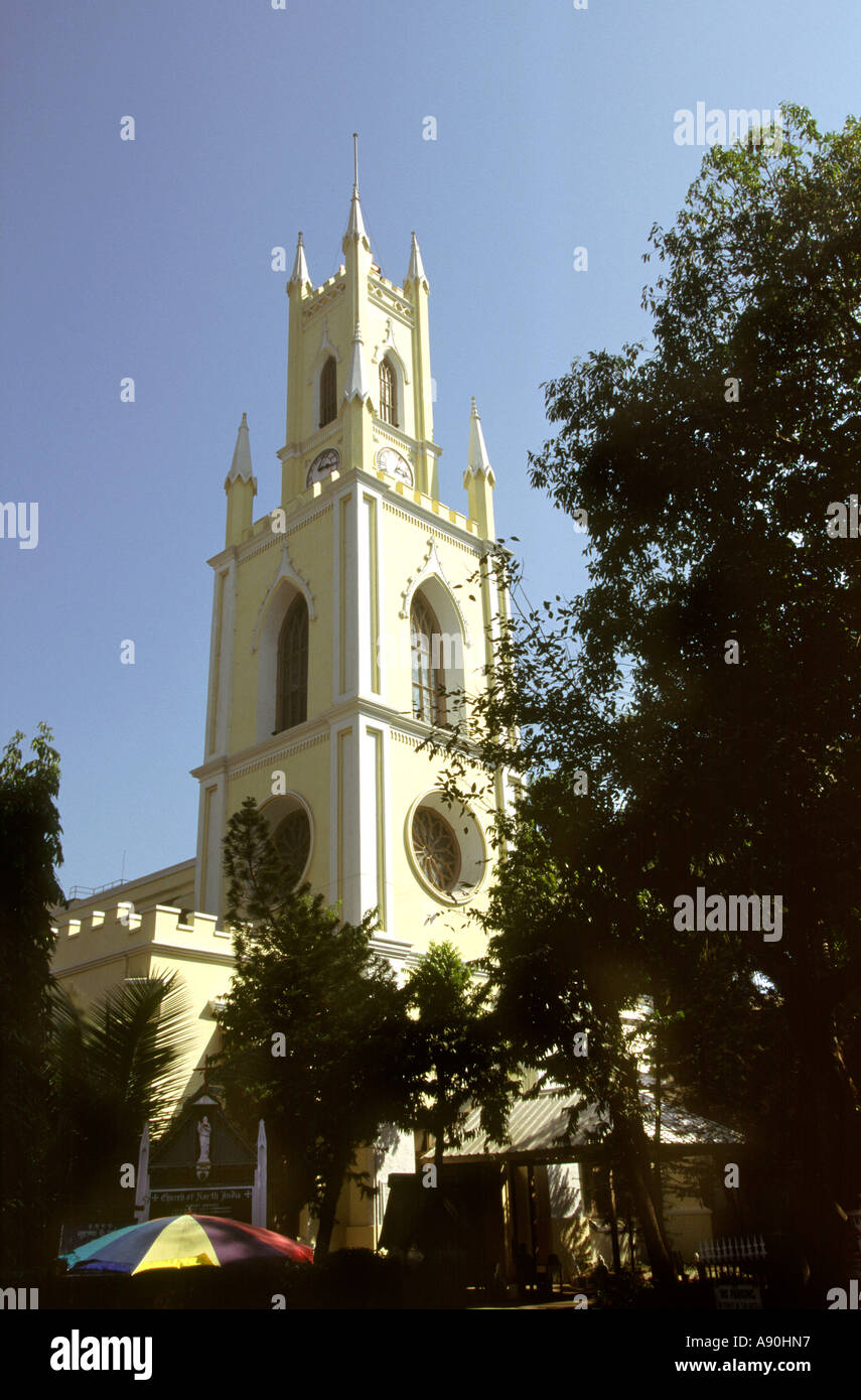 India Maharashtra Mumbai Bombay Fort area St Thomas Cathedral Stock Photo