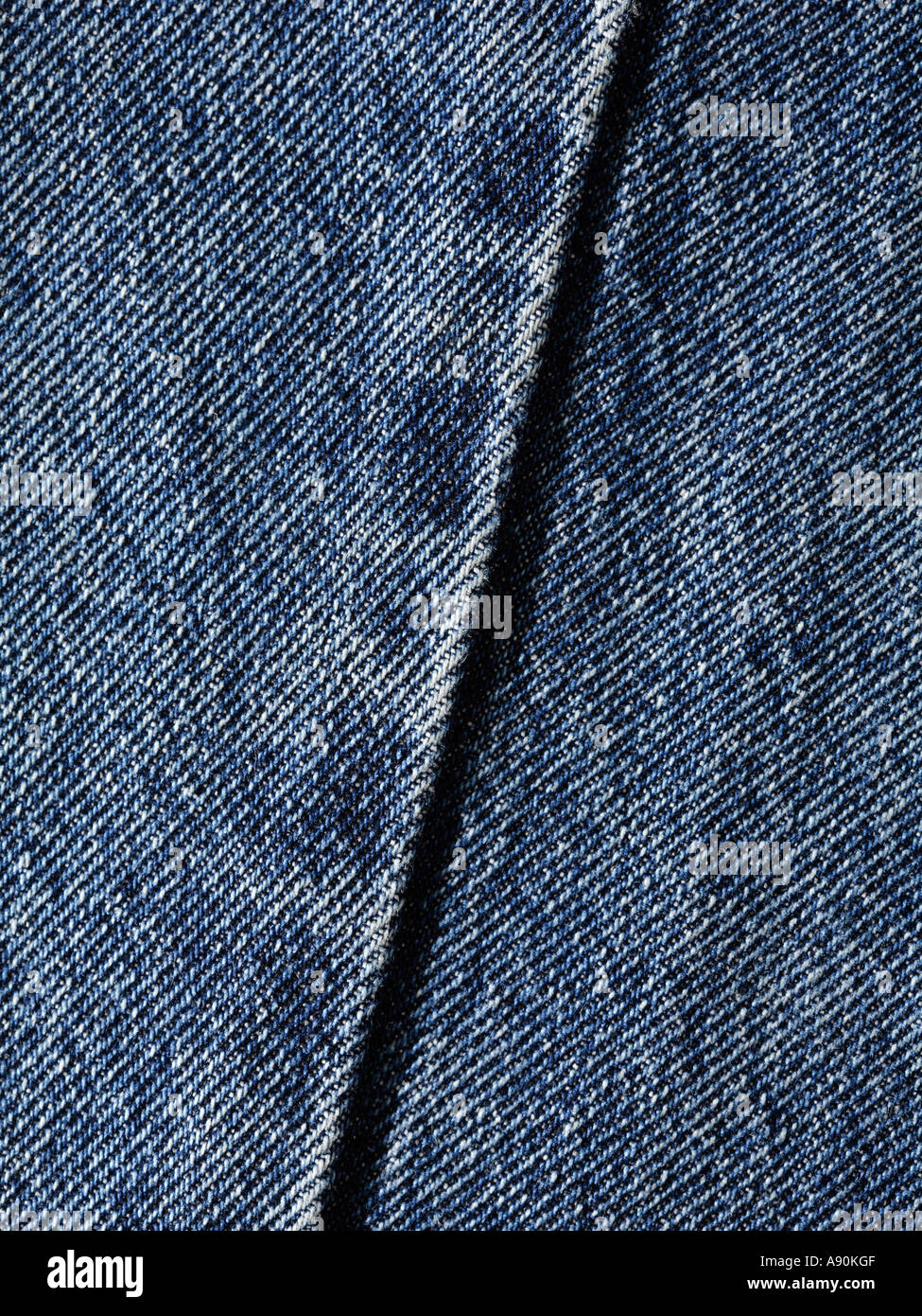 Denim blue jeans detail Stock Photo