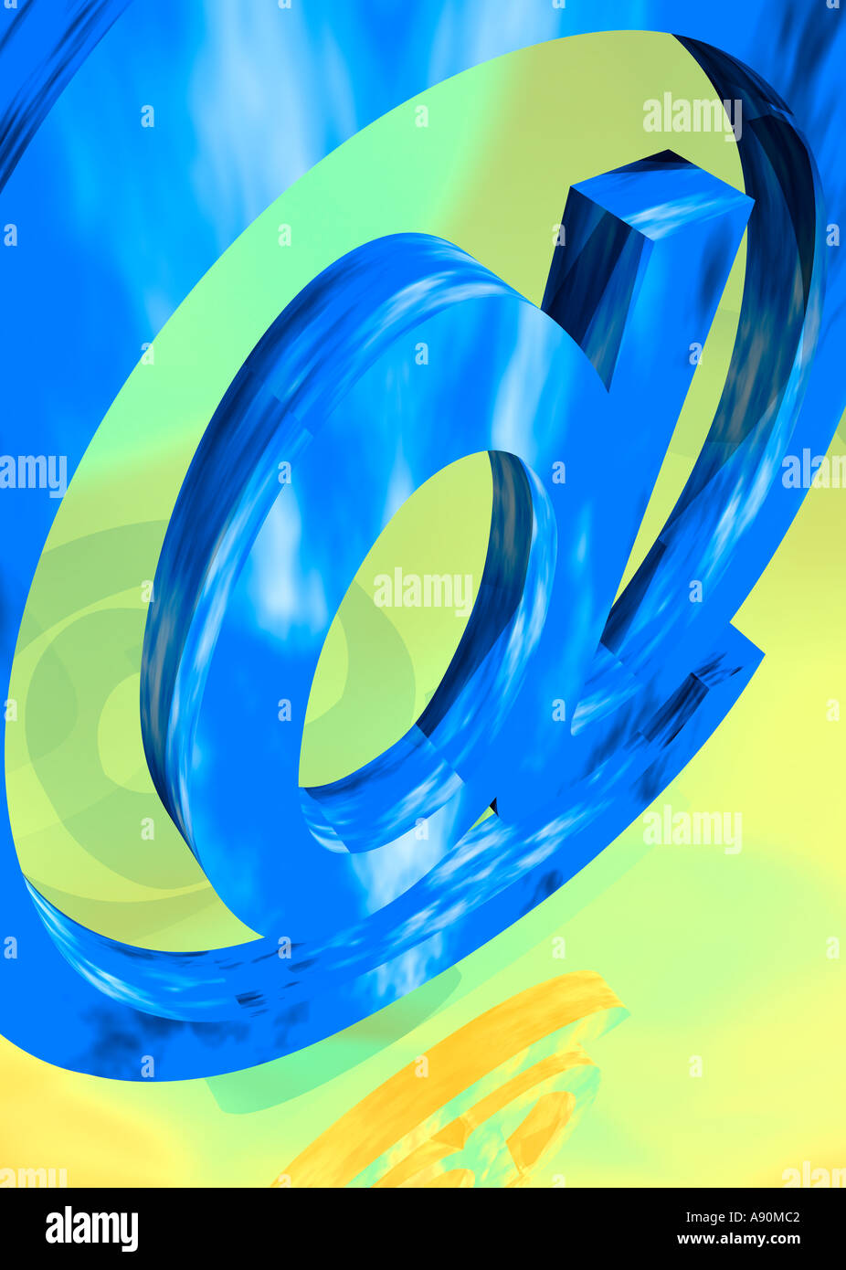 e mail sign Stock Photo - Alamy