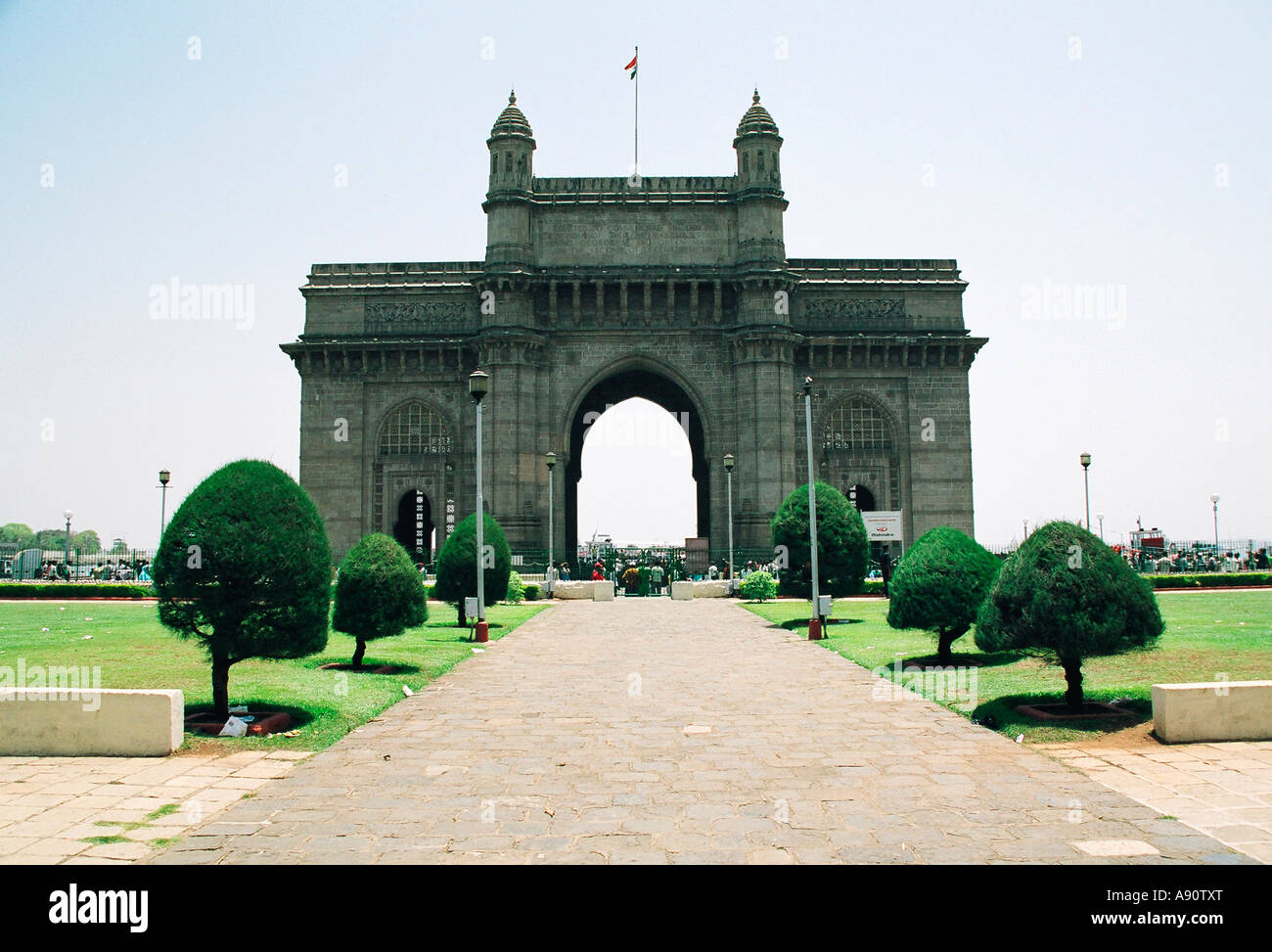 Gateway of India in Mumbai Bombay Stock Photo