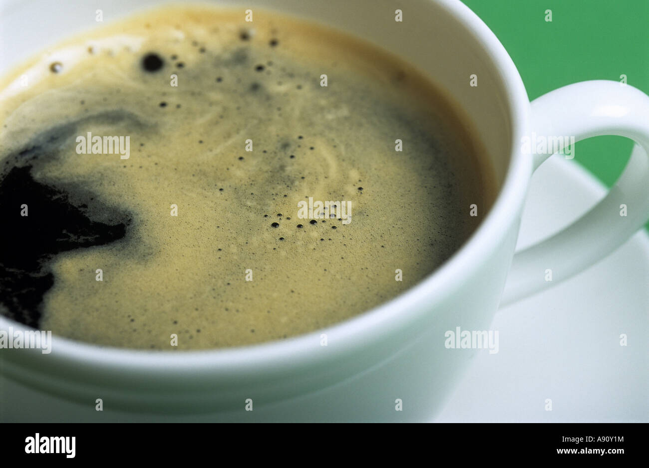 Cup of black coffee Stock Photo