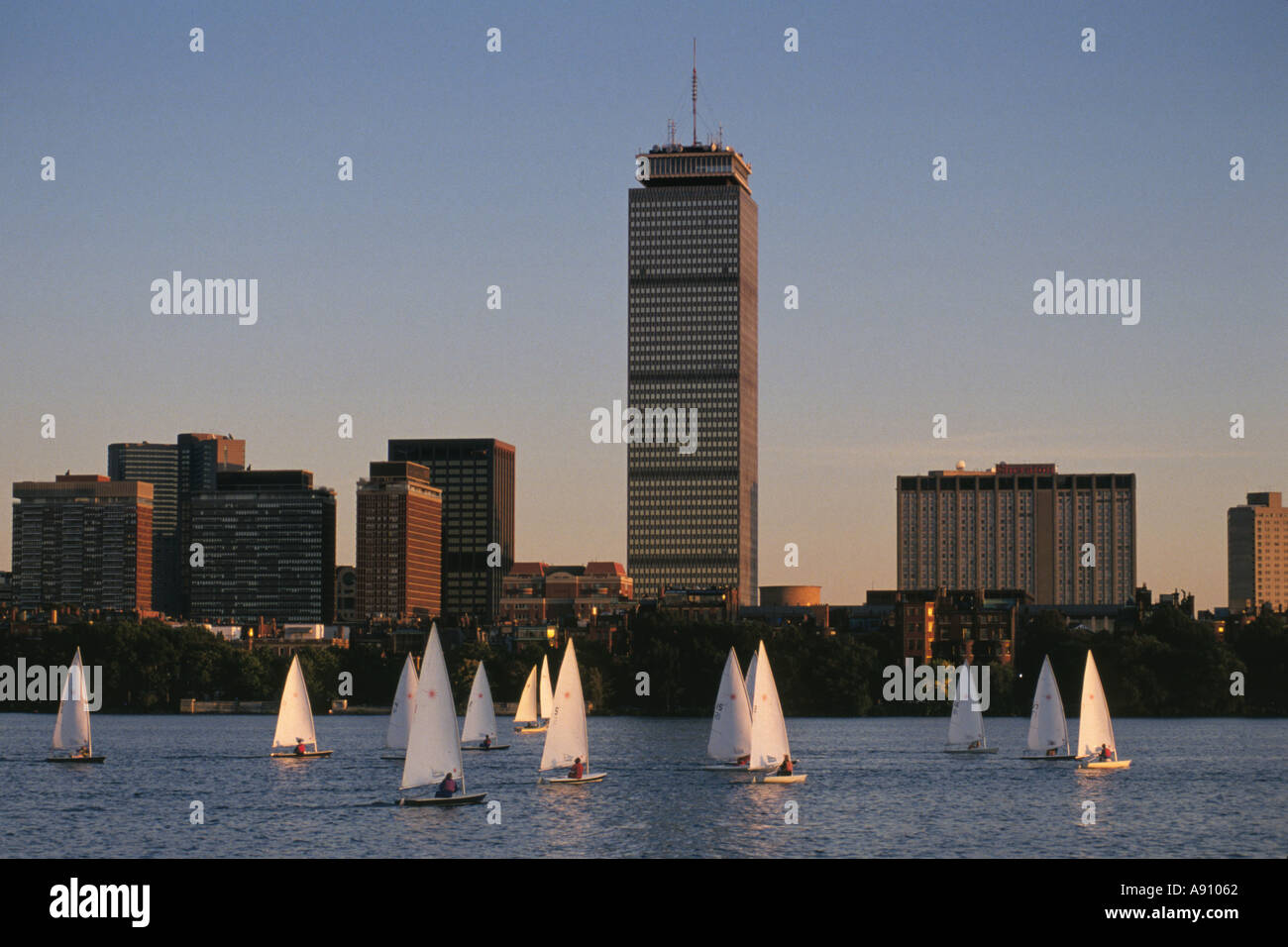 Massachusetts Boston Collegiate Sailing On Charles River Prudential