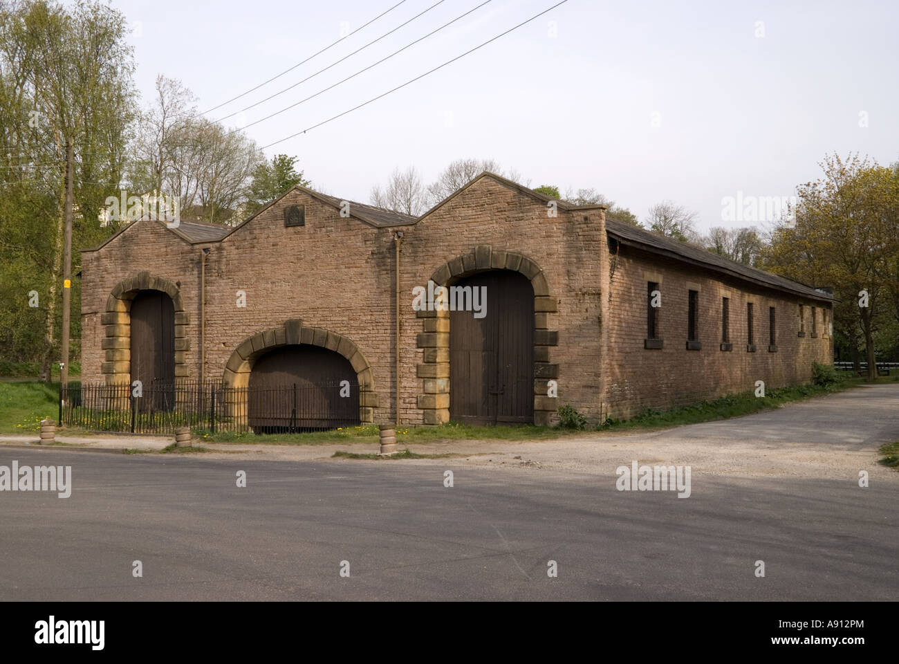 Boathouse at Whaley Bridge Stock Photo Alamy
