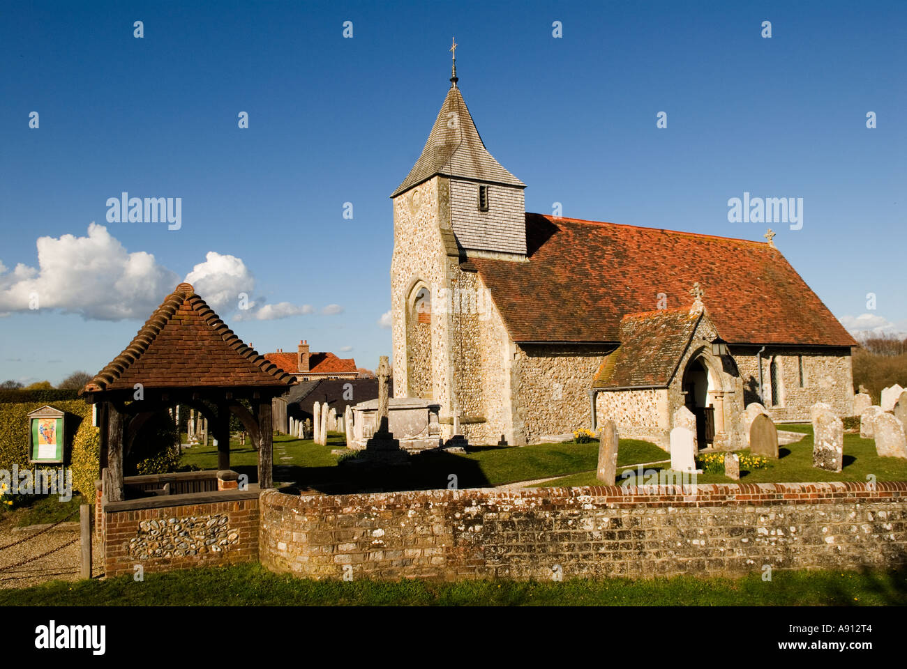 St Nicholas church, West Itchenor. West Sussex England. HOMER SYKES ...