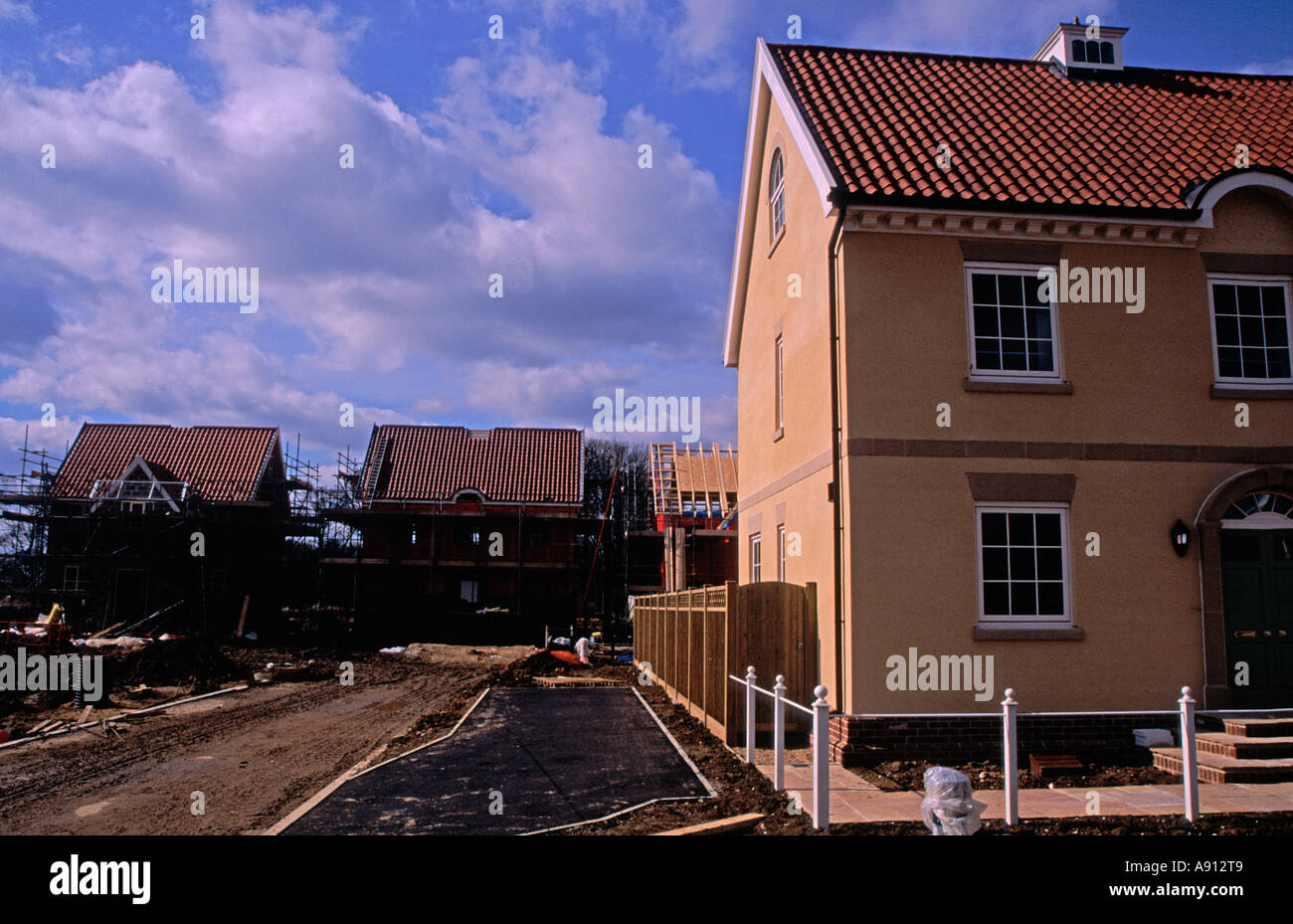 New housing estate rendlesham hires stock photography and images Alamy