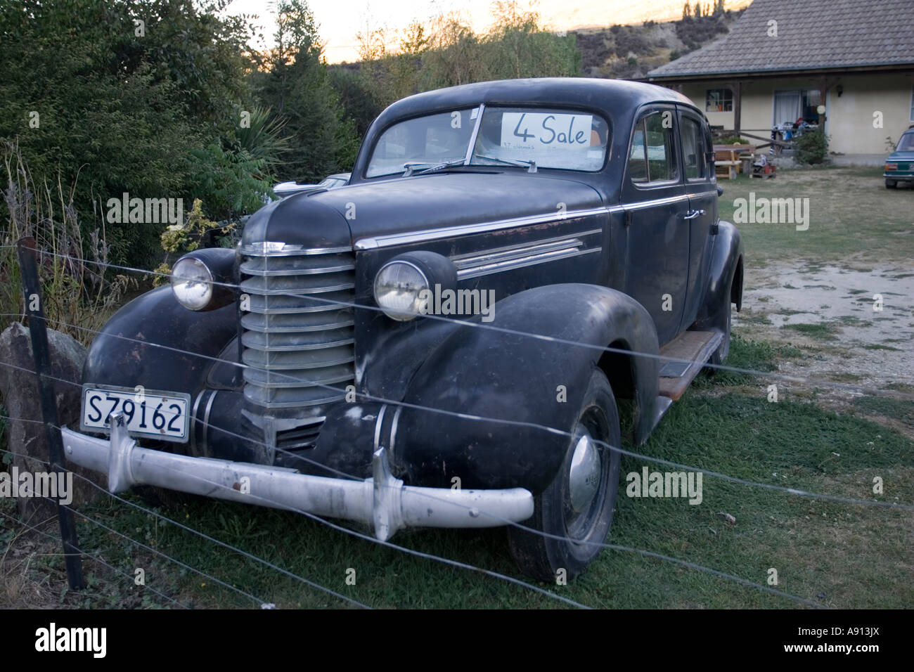 Old American Chevvy car for sale Cardrona South Island New Zealand
