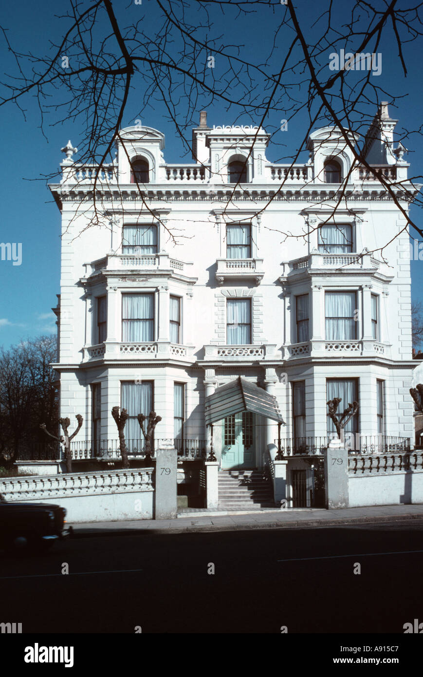 House in Holland Park London England Stock Photo - Alamy