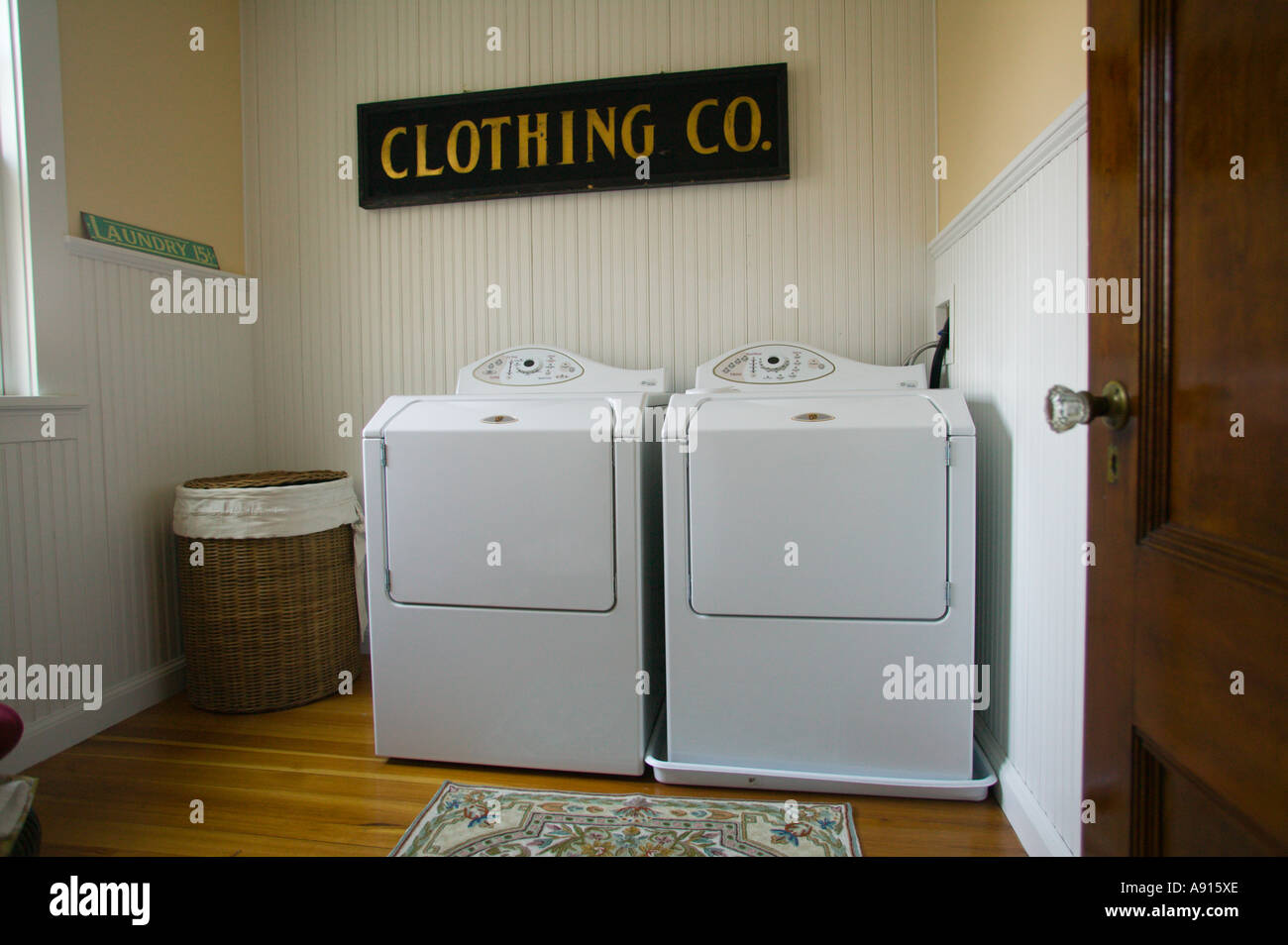 Washer and Dryer at Home Stock Photo Alamy