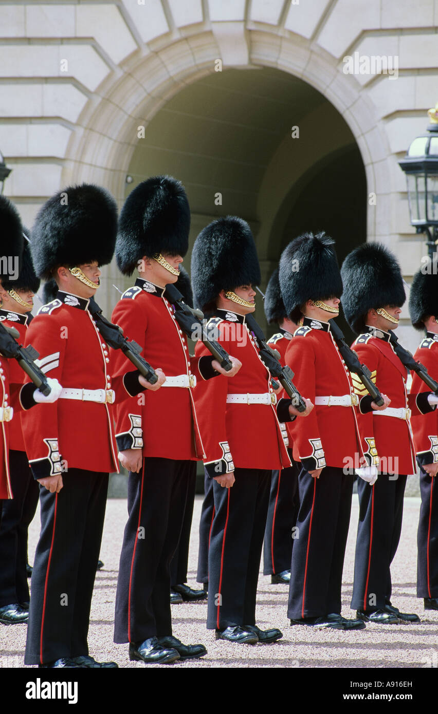 Changing of the Guard Buckingham Palace London England Stock Photo