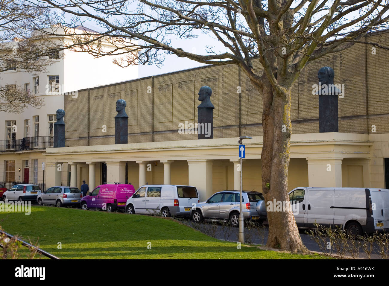 The Desert Quartet statues by Elizabeth Frink at the Montague Centre