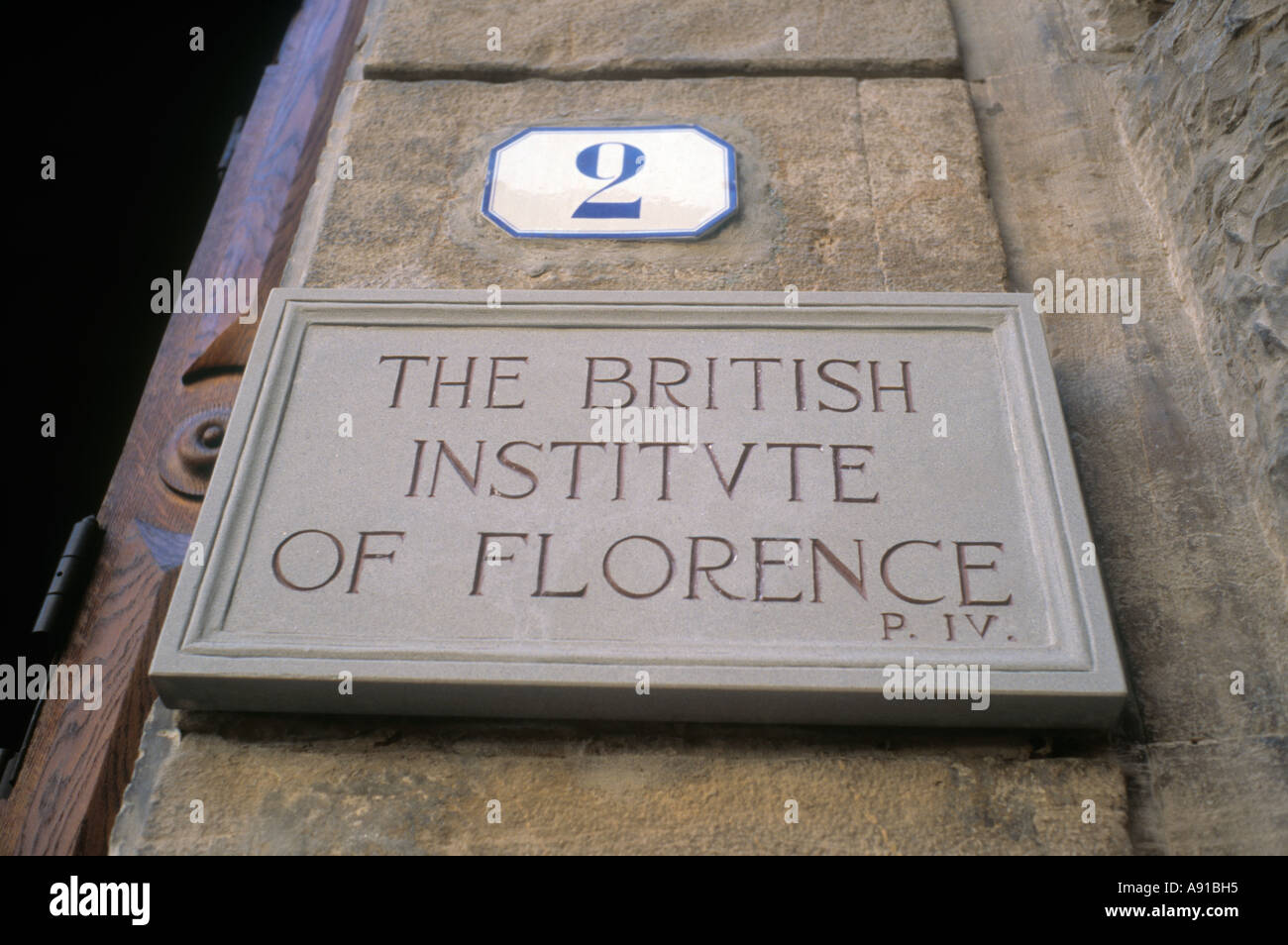 British Institute of Florence Italy finishing school Stock Photo