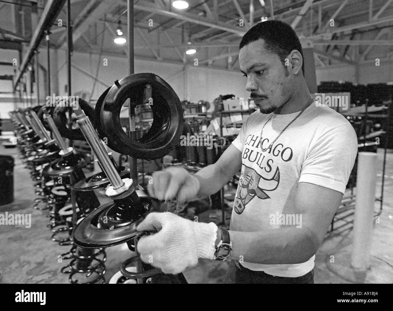 Auto Parts Factory Stock Photo