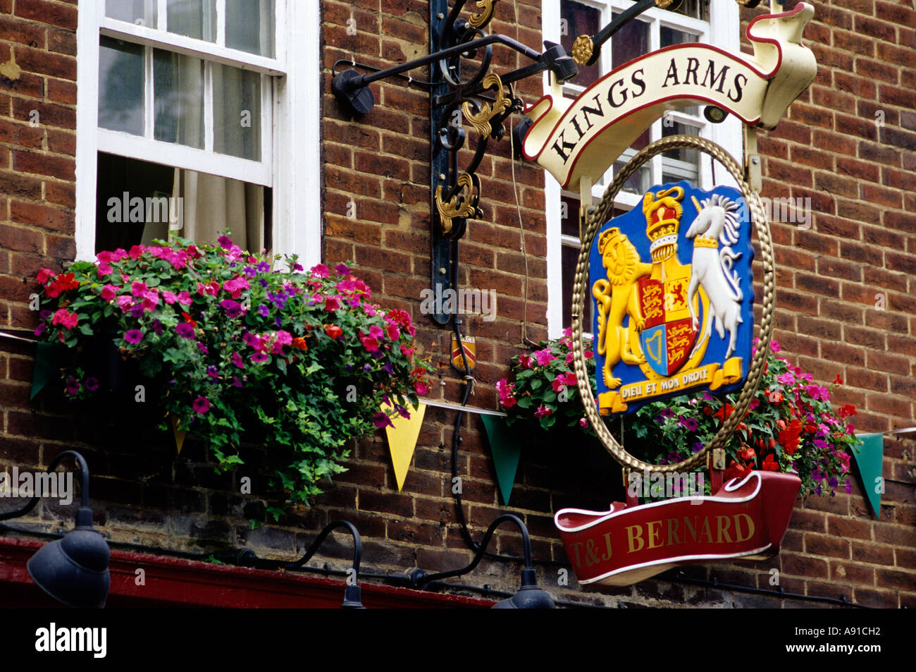 Kings Arms pub in London, England. Stock Photo