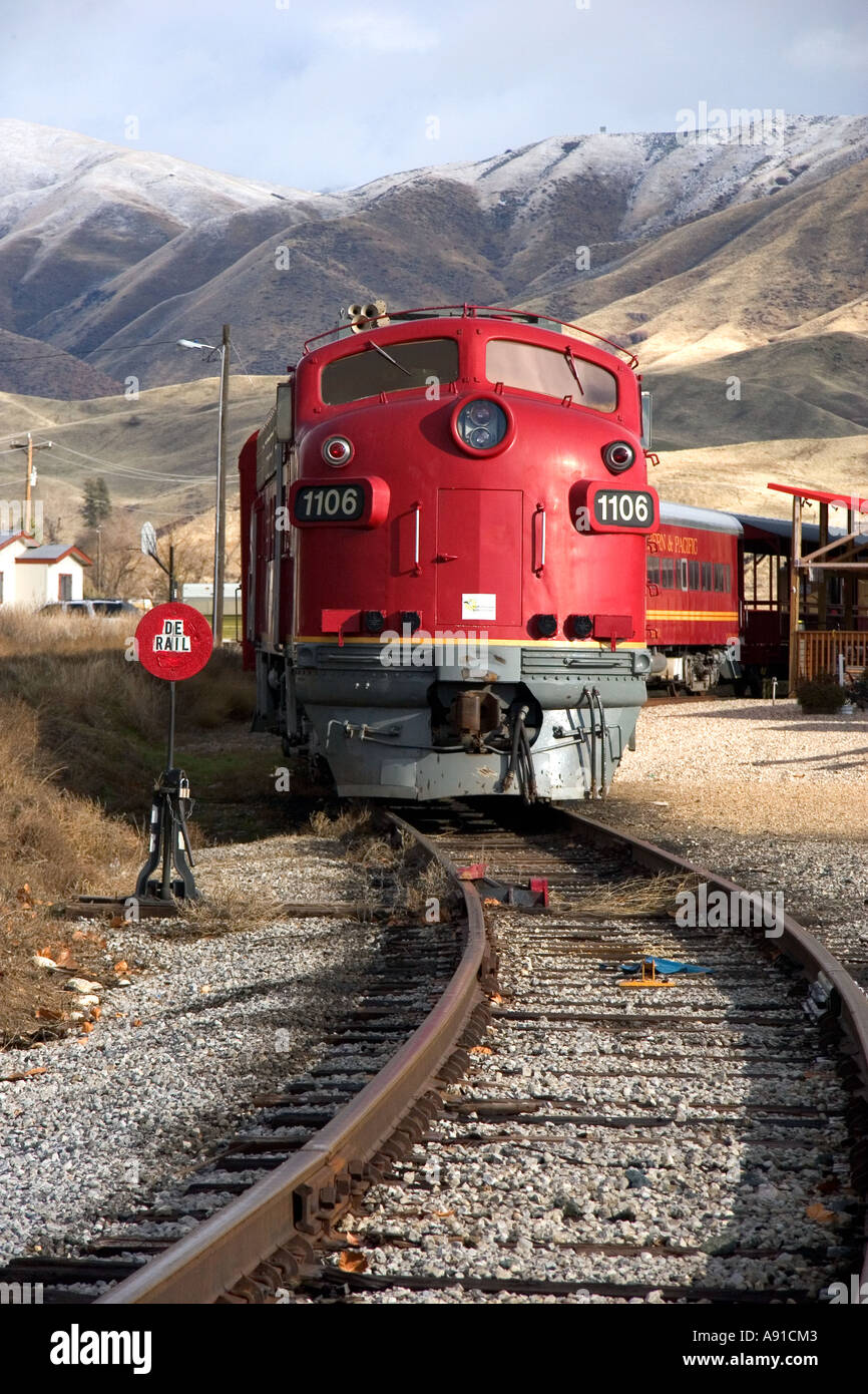 Idaho northern and pacific railroad hires stock photography and images