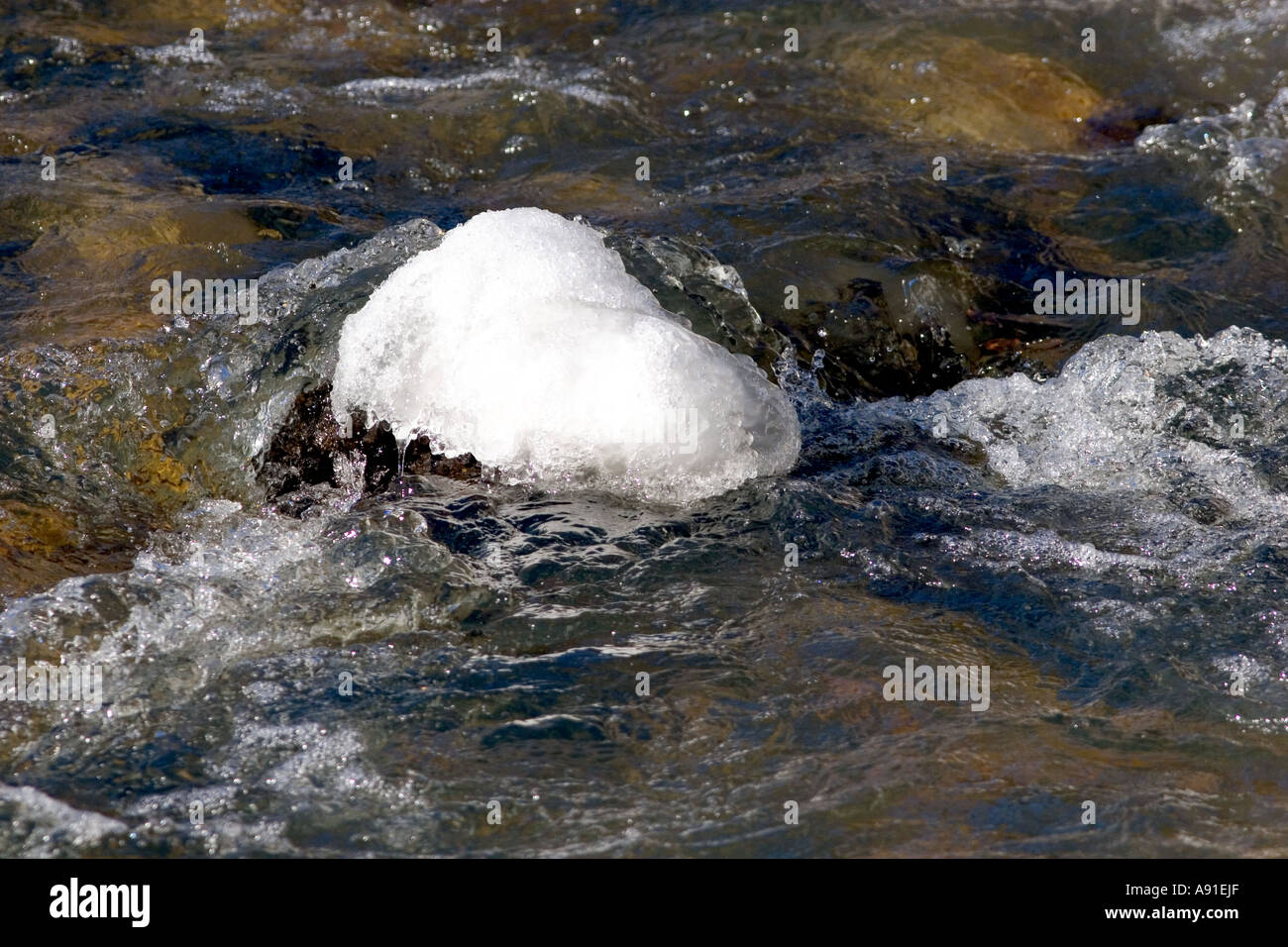 Winter scene along Grimes Creek in Boise County Idaho Stock Photo Alamy