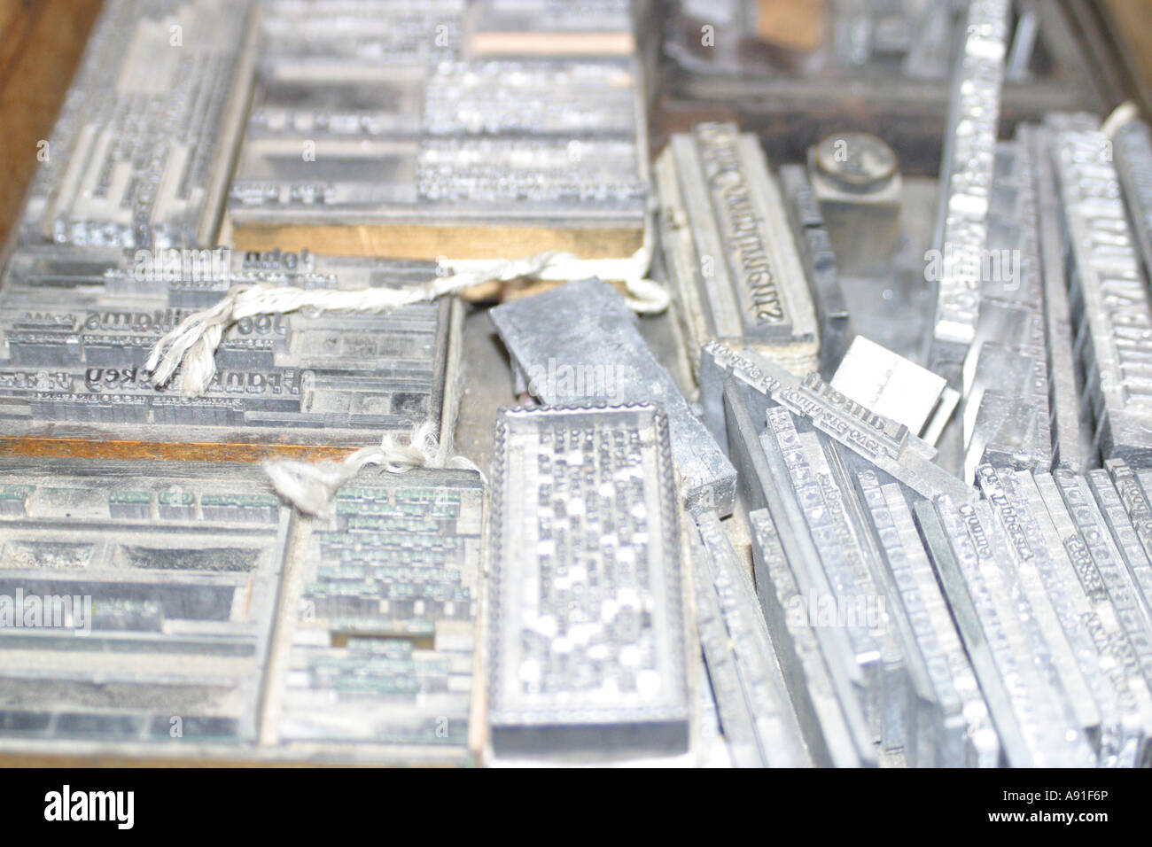 Printing Press Plates Stock Photo Alamy