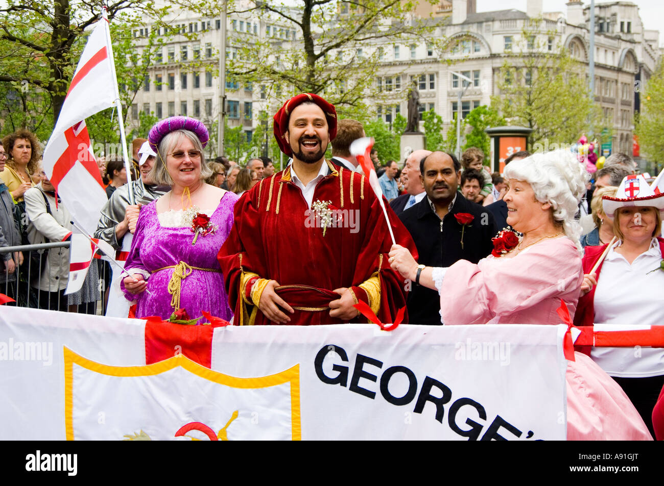 Councilor Afzal khan In st.George day Parade Stock Photo - Alamy