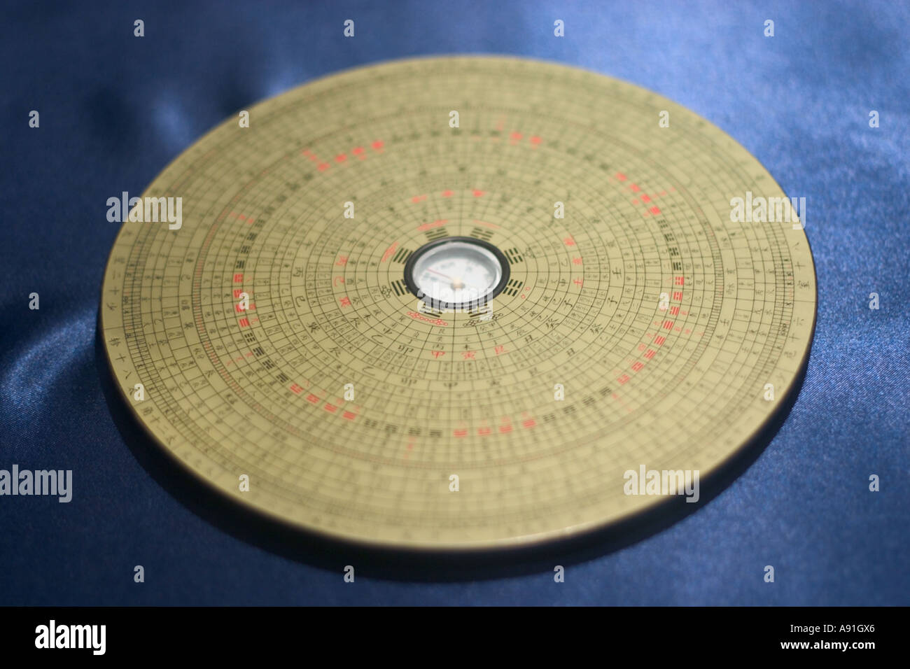 chinese magnetic compass Stock Photo
