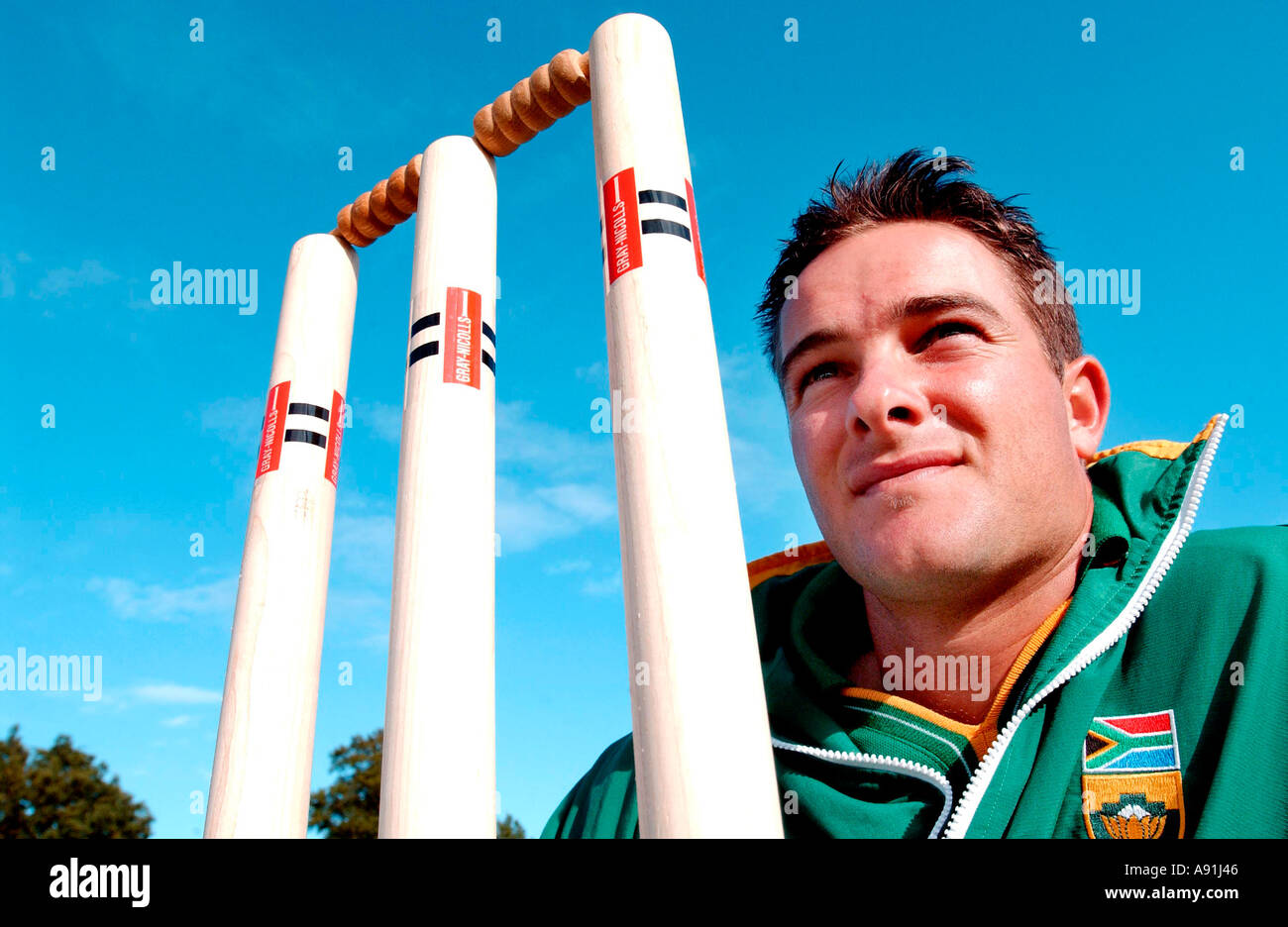Cricketer Mark Boucher Stock Photo