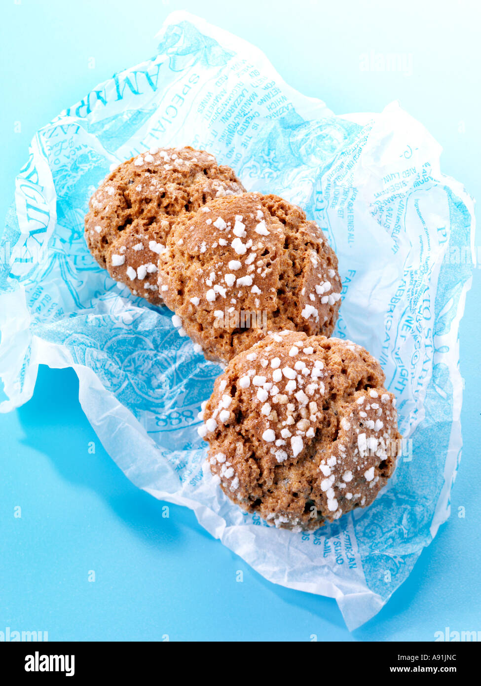 ITALIAN AMARETTI BISCUITS Stock Photo Alamy