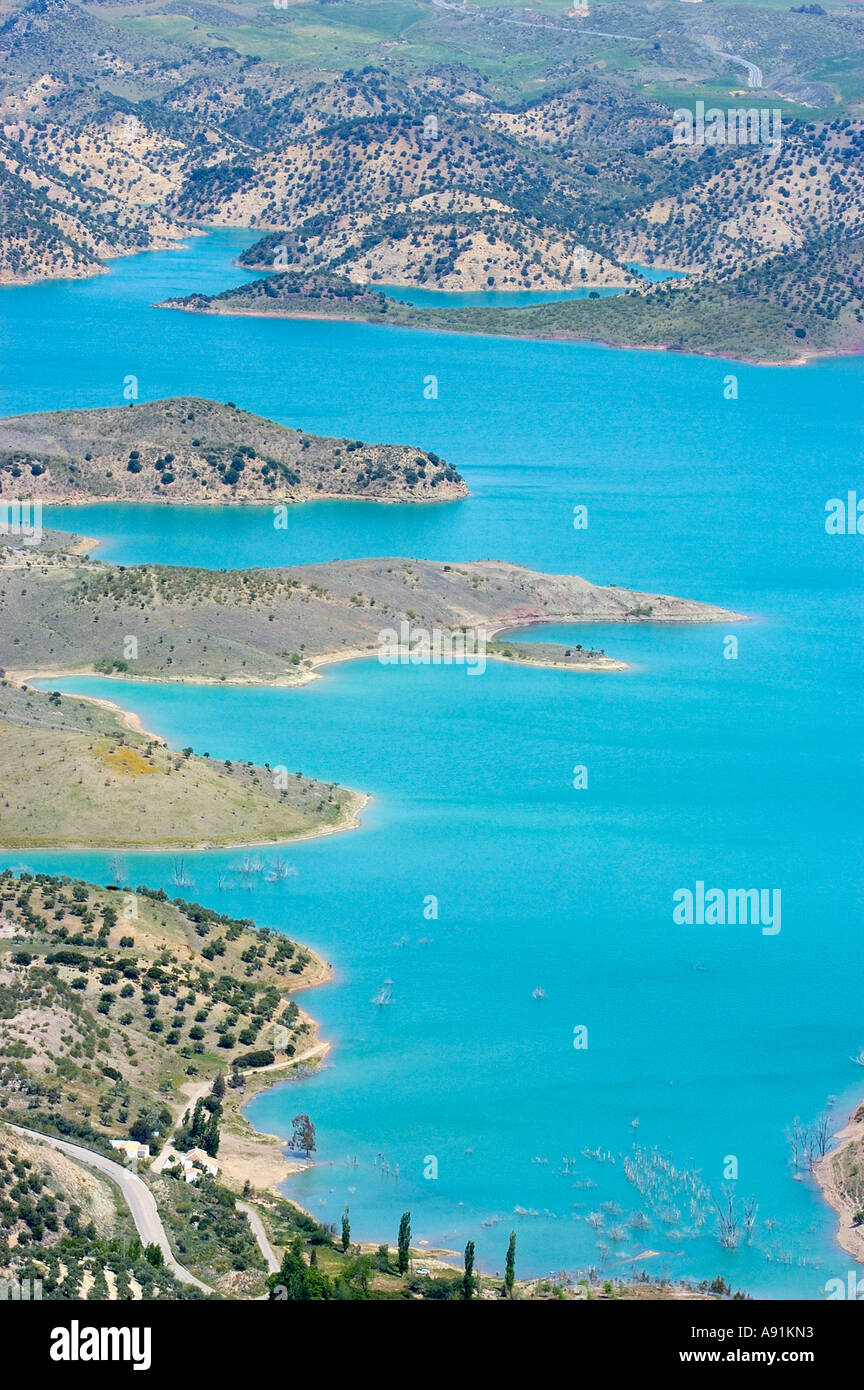 Zahara de la Sierra Cadiz Province Andalusia Spain Stock Photo - Alamy