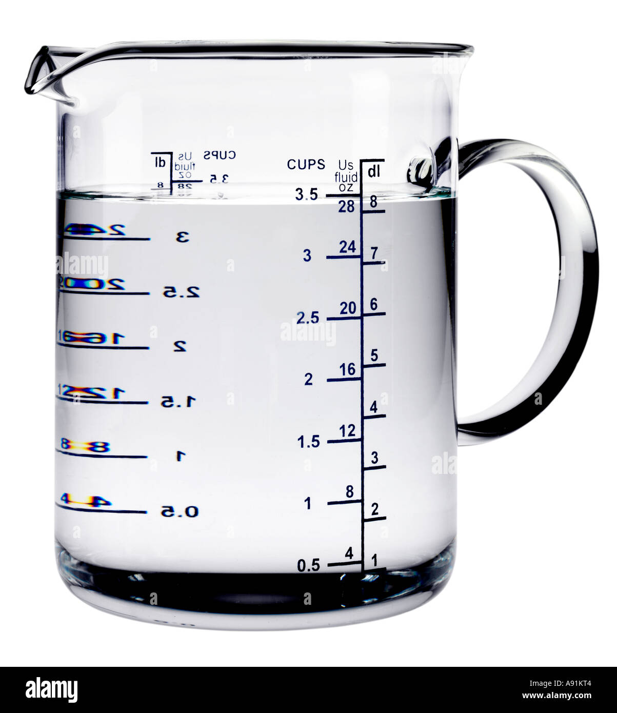 MEASURING JUG OF WATER Stock Photo 6983619 Alamy