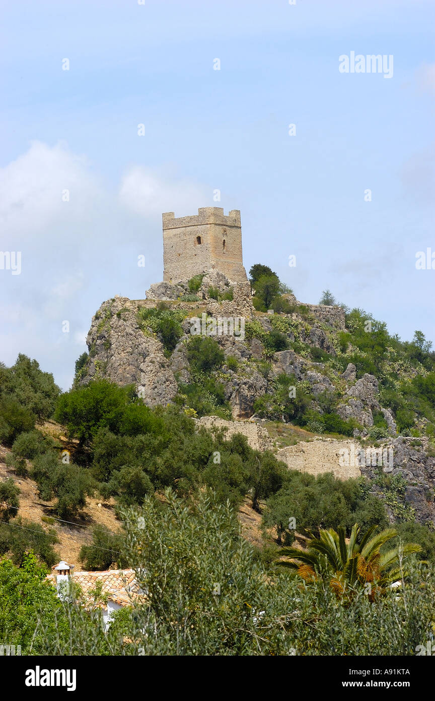 Zahara de la Sierra Cadiz Province Andalusia Spain Stock Photo - Alamy