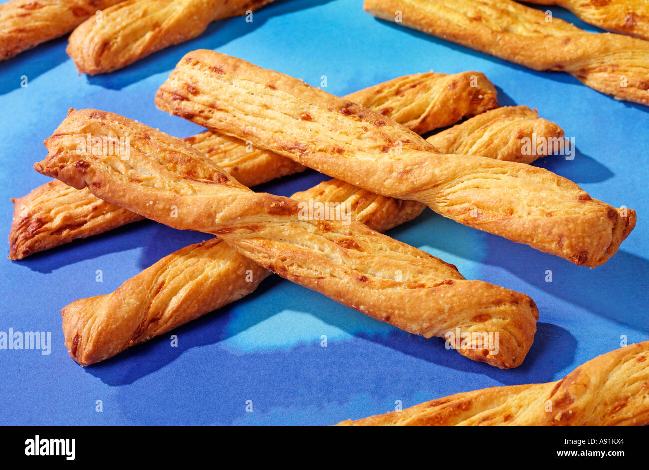 ITALIAN CHEESE GRISSINI Stock Photo Alamy