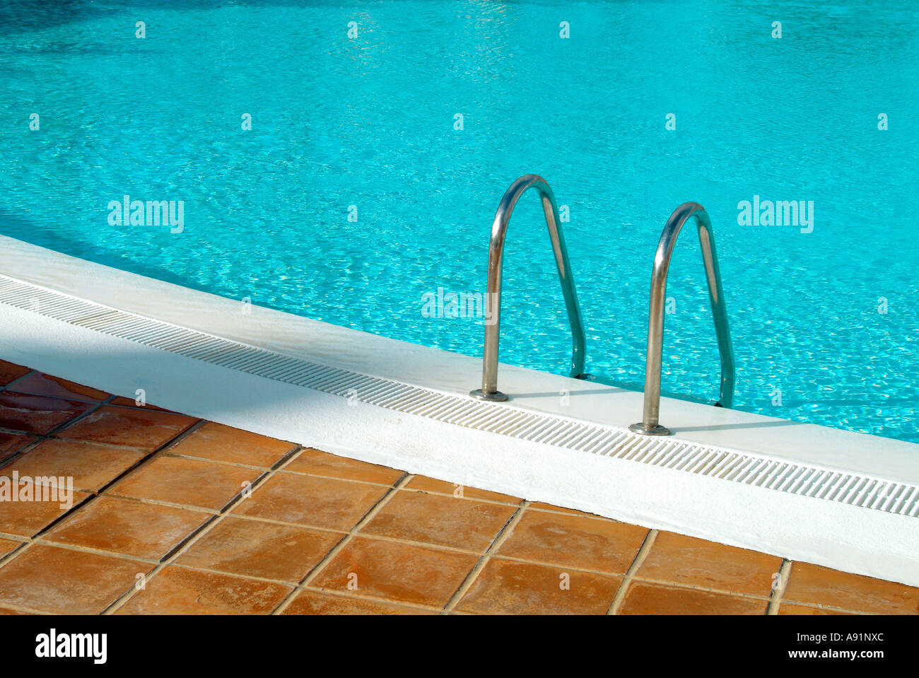 swimming pool Schwimmbecken Stock Photo