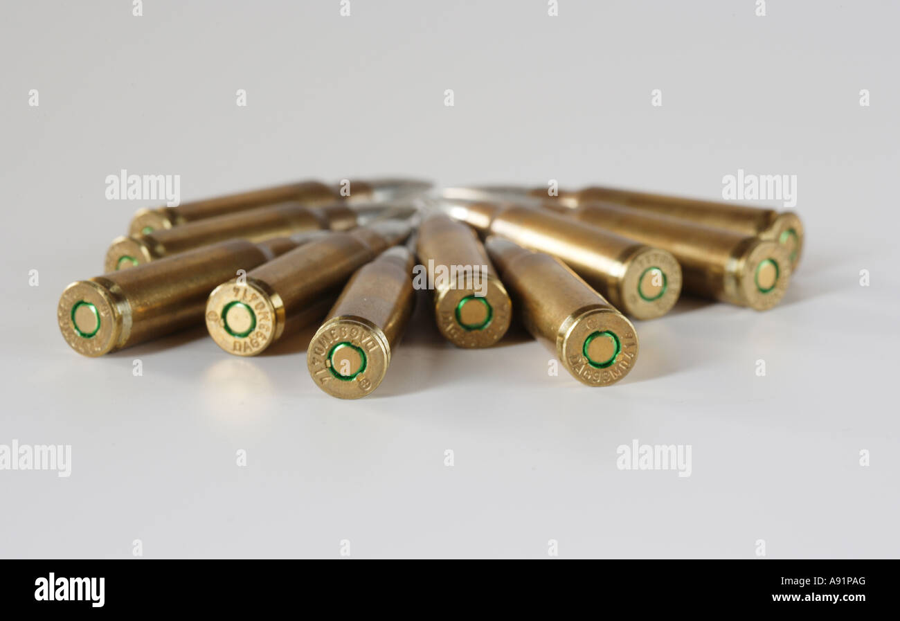 Gun ammunition 7 62x51 for G3 and MG3 Stock Photo Alamy