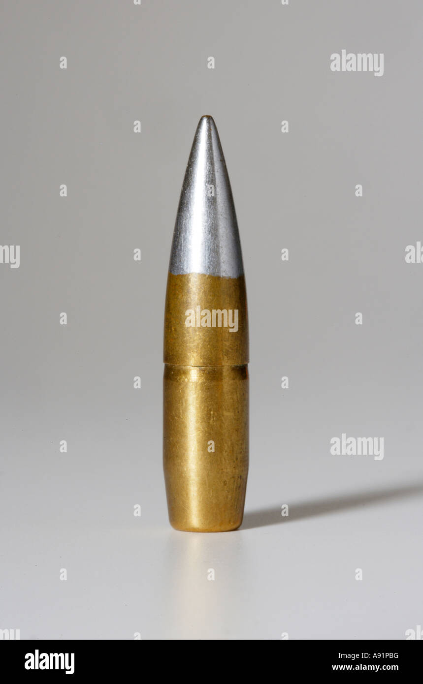 Bullet of a 7 92 armed forces calibres Stock Photo